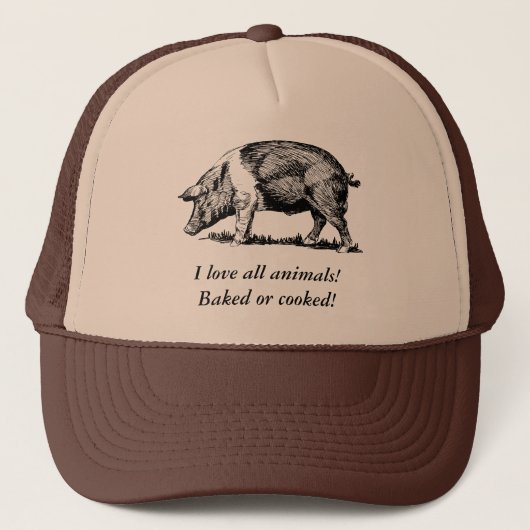Schwein Truckerkappe (Vorderseite)