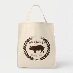 Schwein-u. Gersten-Lebensmittelgeschäft-Tasche Tragetasche