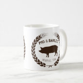 Schwein-u. Gersten-Tasse Kaffeetasse (VorderseiteRechts)