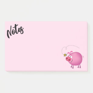 Schwein und Bienenfreunde  Post-it Klebezettel
