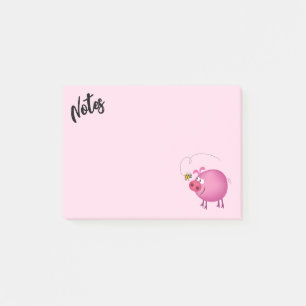 Schwein und Bienenfreunde  Post-it Klebezettel