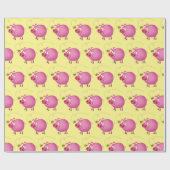 Schwein- und Bienenwaschpapier Geschenkpapier (Flach)