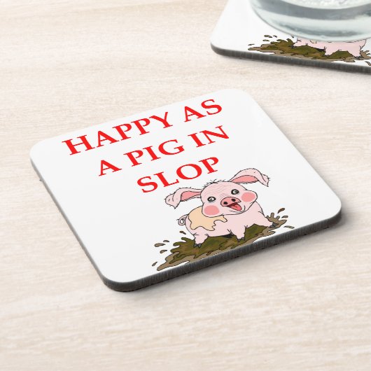 SCHWEIN UNTERSETZER (Linke Seite)