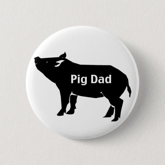 Schwein-Vater Button (Vorderseite)