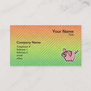 Schwein Visitenkarte