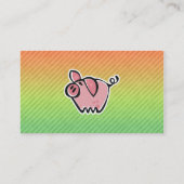 Schwein Visitenkarte (Rückseite)