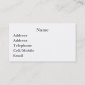 SCHWEIN VISITENKARTE (Rückseite)