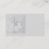 Schwein-Visitenkarte Visitenkarte (Rückseite)