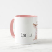 Schwein vom Pink Bow Farm Tasse (Vorderseite Links)