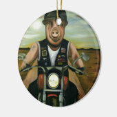 Schwein wild keramikornament (Links)