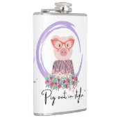 Schwein-Zitat Flachmann (Rechts)