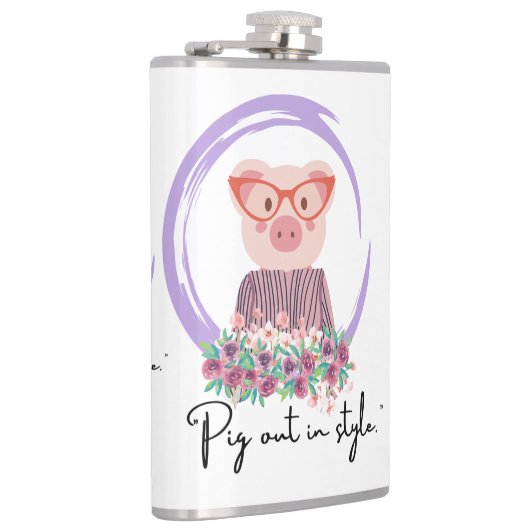 Schwein-Zitat Flachmann (Rechts)