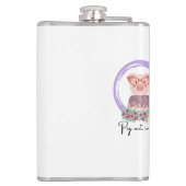 Schwein-Zitat Flachmann (Rückseite)