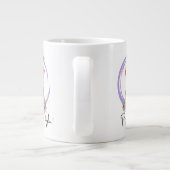 Schwein-Zitat Jumbo-Tasse (Rückseite)