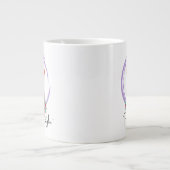 Schwein-Zitat Jumbo-Tasse (Vorderseite)