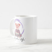 Schwein-Zitat Kaffeetasse (Vorderseite Links)