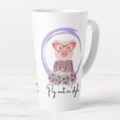 Schwein-Zitat Milchtasse (Rechte Ecke)