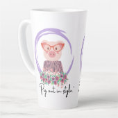 Schwein-Zitat Milchtasse (Linke Ecke)