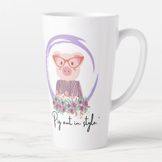 Schwein-Zitat Milchtasse (Rechts)
