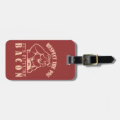 SCHWEIN zum SPECK-Gewohnheits-Gepäckanhänger Gepäckanhänger (Vorderseite horizontal)