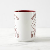 SCHWEIN ZUR BACON-Tasse - wählen Sie Stil & Farbe Tasse (Zentrum)