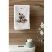 Schweinchen Badehandtuch