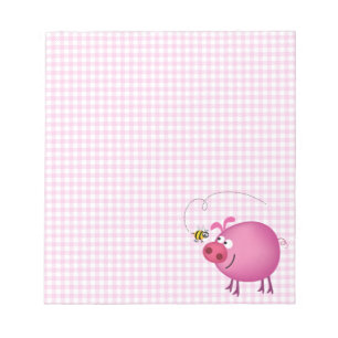 Schweinchen & Biene Notizblock
