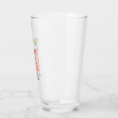 Schweinchen mit Regenbogenballon Glas (Links)
