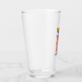 Schweinchen mit Regenbogenballon Glas (Rechts)