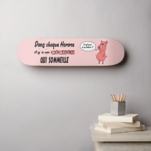 Schweinchen Skateboard