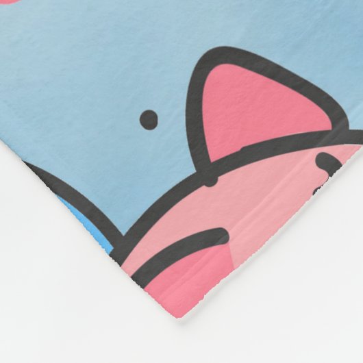 Schweindecke Fleecedecke (Ecke)