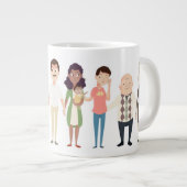 Schweine aller Generationen Tasse (Vorderseite Rechts)