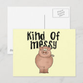 Schweine Art von geselligen Tjirts und Geschenken Postkarte (Vorne/Hinten)