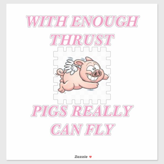 SCHWEINE AUFKLEBER (Blatt)