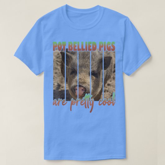 Schweine aus Töpfen sind Hübsch Cool5073 T-Shirt (Design vorne)