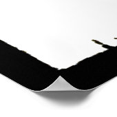 Schweine aus viktorianischem Holz Poster (Ecke)