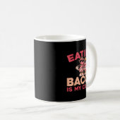 Schweine-Bacon - Bbq-Fleisch-Frühstück-Barbeque-Lu Kaffeetasse (VorderseiteRechts)