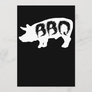 Schweine-Bbq-Liebe-Sommer-Cookout-Grill-Rind-Steak Einladung