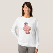 Schweine beim Springen ins Wasser T-Shirt (Vorne ganz)