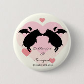 Schweine Button (Vorderseite)