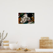 Schweine, c.1912 (Öl auf Leinwand) Poster (Küche)