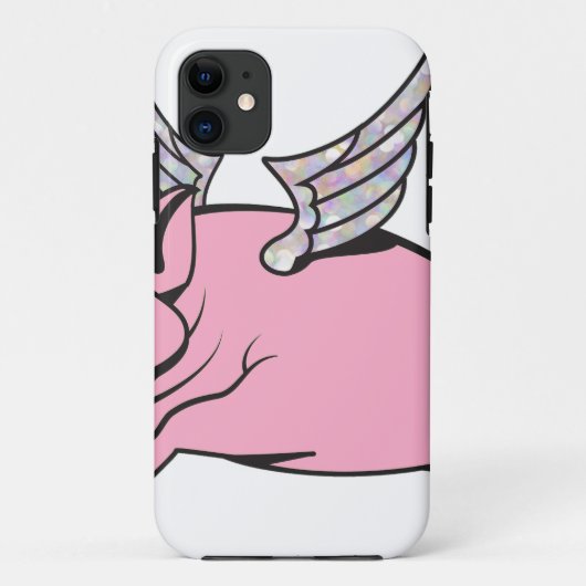 Schweine Case-Mate iPhone Hülle (Rückseite)