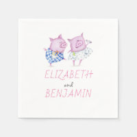 Schweine Couple Niedlich