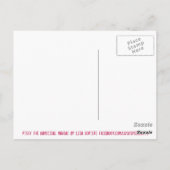 Schweine Der hamizide maniac Koch Schwein Original Postkarte (Rückseite)