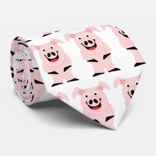 Schweine-Design Krawatte