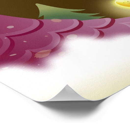 Schweine, die am Himmel fliegen Poster (Ecke)