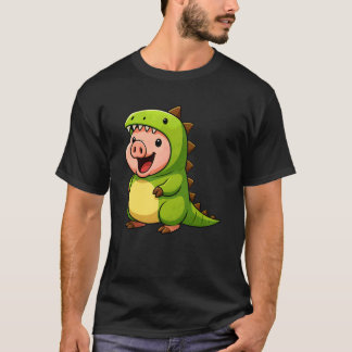 Schweine-Dinosaurier-Kostüm Trex Tierliebhaber Jun T-Shirt