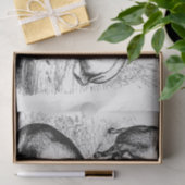 Schweine Ephemera Decoupage Vintag Farm Seidenpapier (Geschenk)