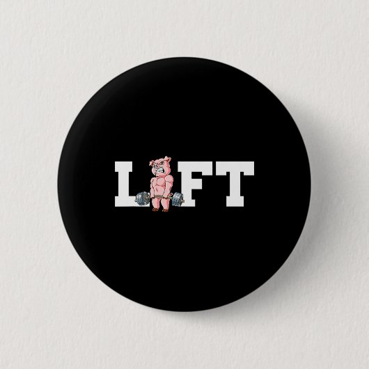 Schweine-Fahrstuhl Button (Vorderseite)