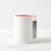 Schweine-Fliege Zweifarbige Tasse (Mittel)